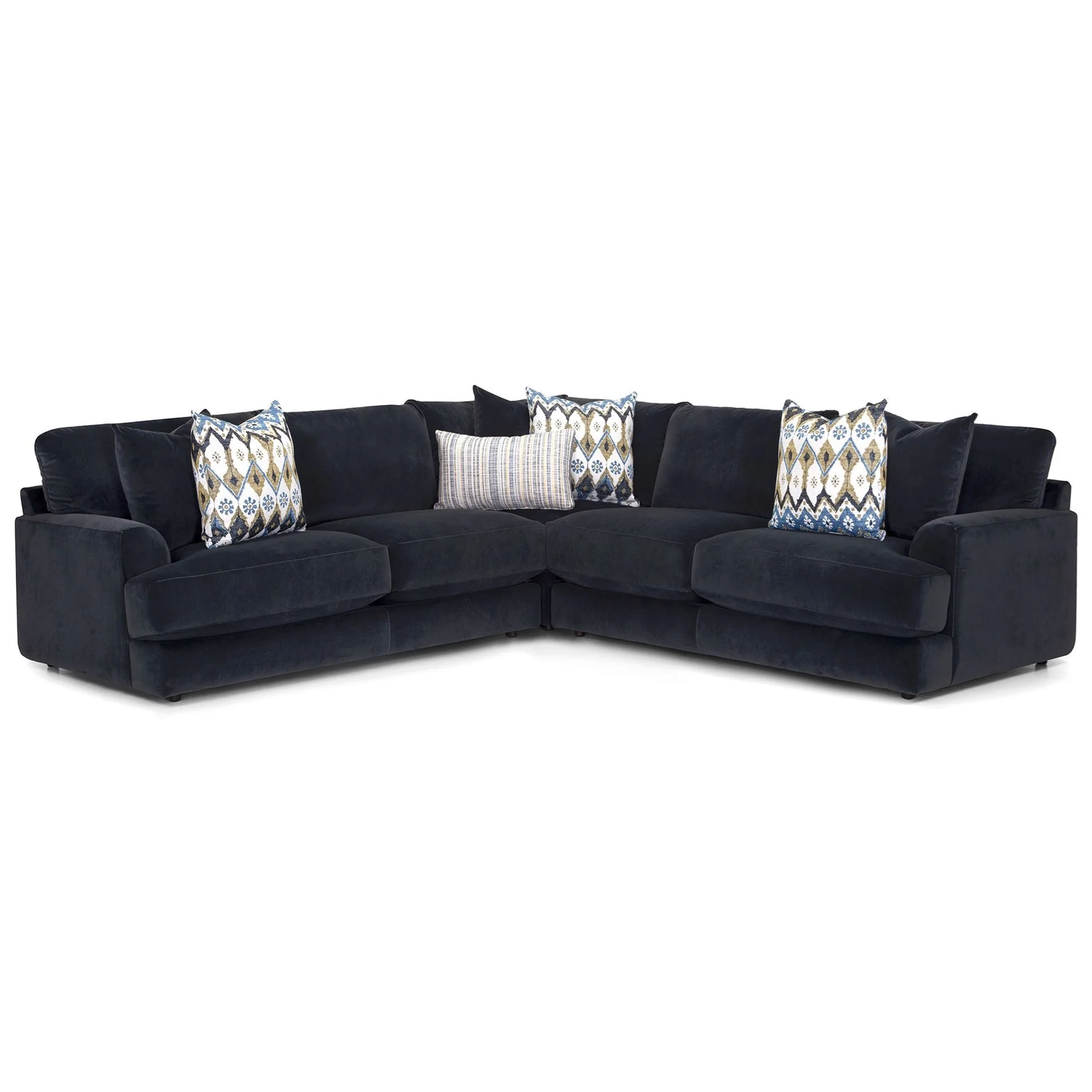 Franklin Gemma 90059+04+60192040 Contemporary LShaped Sectional Lindy's Furniture Company